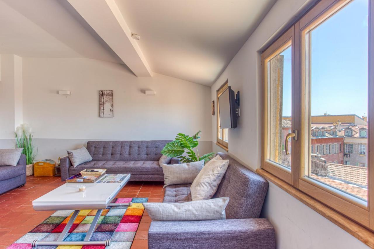 Le Gilly 6 - F3 Exceptionnel, Vue Mer, Moderne, Climatisation, Vieux-Ніцца Екстер'єр фото